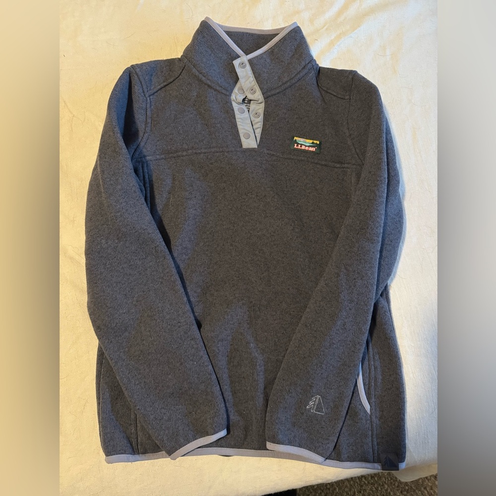LL Bean Quarter Snap Pullover